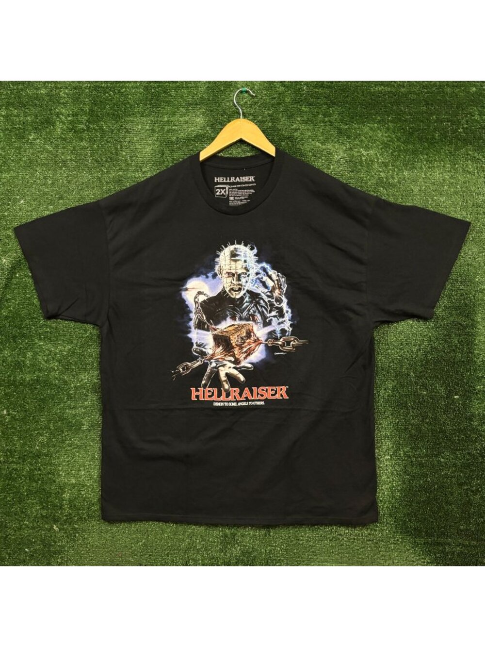 Hellraiser Demon to Some Angel to Others Pinhead Horror T-Shirt Size 2X